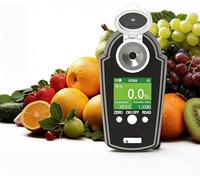 LCD Digital Brix Réfractomètre - Compteur de concentration de sucre de fruits, plage 0-95%, ATC 10-40℃, précision ± 0,2%, idéal pour les fruits, les boissons et les bonbons