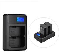 LCD Display USB Input Dual Channel Chargeur de batterie pour appareil photo Sony NP-FZ100 a9 a7RIII a7III