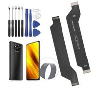 Lcd Écran Carte Mère Câble Flexible Pour Xiaomi Poco X3 / X3 Nfc / X3 Pro Carte Mère De Recharge Lcd Câble Flexible Remplacement Pour Connecter La Carte Mère, Avec Outils