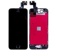 Lcd Ecran Vitre Tactile Pour Iphone 5 Se Noir + Camera Avant Complete Répartition Haute Qualité