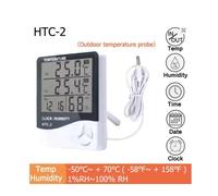 LCD Numérique Température Humidité Mètre HTC-2/HTC-1 Maison NikExtérieur Hygromètre Therye.com Station Météo avec Horloge HTC-1