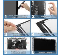 LCD Screen Adhesive Strips Replacement Adhesive Tape Compatible with Apple iMac 21.5 Inch A1418 Retiona 2012-2015 with Tools to Open LCD Screen (Updated Model