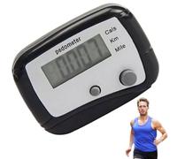 LCD Step Counter - Walking Pedometer Distance Miles/Km Running with Clip | for Men Women Kids Adults Seniors, Fitness Tracking Accessory, Portable Exercise Health Monitor