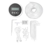LCD Système d'arrosage automatique Smart Drip Irrigation Timer USB Pompe à eau alimentée par batterie avec tuyau de 10 mètres pour les plantes intérieures Kit d'arrosage