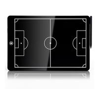 LCD Tableau Tactique de Football,16 Pouces Électronique Panneau Stratégie d'entraînement numérique avec Stylo pour l'entraîneur de Football pour Entraînement Compétition Soccer Coaching Board