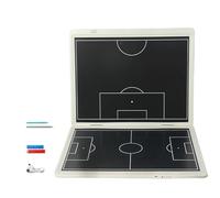 LCD Tableau Tactique de Football, Entraîneur Board de Basketball Magnétique, Accessoires Complets, Conception Pliable, Effacement/Verrouillage en une Seule Touche, pour l'entraînement(Soccer)
