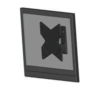 LCD/TFT WALL MOUNT BLACK -3 MOVEMENTS - LENGTH 9 CM