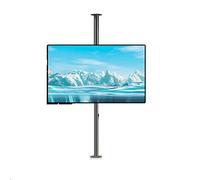 LCD TV 360 Degrés Cadre Tournant - Support TV Mural pour Télévision Plat Et Incurvé LCD LED, Support TV Inclinable Et Pivotant (Size : 110-135cm)