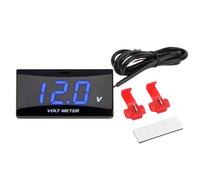 LCD Voltmètre Digital 0-20V Monitoring Batterie Écran Pour Moto Voiture Marine Camion SUV ATV Tableau Bord Guidon