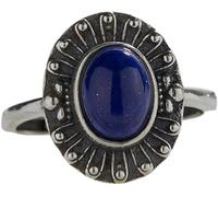 LCDIUDIU Anneau Argent 925,Bague D'Anxiété En Véritable Pierre D'Œil De Tigre pour Hommes Et Femmes, Bande De Déclaration En Argent, Pierre Précieuse Naturelle Faite À La Main, Promesse D'Ét