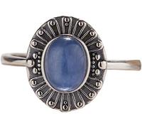 LCDIUDIU Anneau Argent 925,Bague D'Anxiété En Véritable Pierre Œil De Tigre pour Homme Et Femme, En Argent, Pierre Précieuse Naturelle, Faite À La Main, Promesse D'Éternité, Cadeau Avec Boî