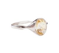 LCDIUDIU Anneau Argent 925,Bague En Pierre Précieuse Naturelle Taille Ovale Grenat Opale Topaze Rubis pour Femme, Solitaire En Argent, Bande De Déclaration Faite À La Main, Ring Pouce Étern