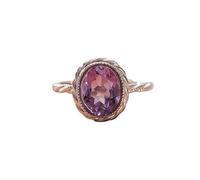 LCDIUDIU Anneau Argent 925,Bague Vintage En Pierre De Lapis Lazuli pour Femme, Anneau Torsadé En Argent, Pierre Précieuse Naturelle, Faite À La Main, Promesse D'Éternité, pour Elle, Cadeau De B