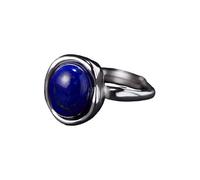 LCDIUDIU Anneau Argent 925 Femme,Bague En Pierre Précieuse Véritable pour Homme Et Femme, En Argent, Avec Cristal Naturel, Faite À La Main, Promesse D'Éternité, Libération De L'Anxiété, Bijo