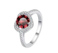 LCDIUDIU Bagues De Fiançailles En Moissanite, Bague En Argent Sterling 925, Incrustation De Cœur, Coupe 1 Ct, Moissanite, Bagues De Promesse, Anneau Pouce, Bijoux En Pierres Précieuses, Cadeau po