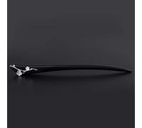 LCDIUDIU Broche Cheveux,Bâton De Cheveux En Bois Épingle À Cheveux Rétro Chinois Traditionnel Classique Fourches Incrustation S925 Argent Sterling Prune Branches Charme Simple Bijoux Accessoires