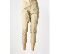lcdn pantalons femme de couleur beige 46