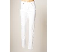 lcdn pantalons femme de couleur blanc