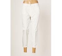 lcdn pantalons femme de couleur blanc 40