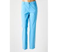 lcdn pantalons femme de couleur bleu 42