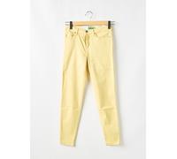 lcdn pantalons femme de couleur jaune 36