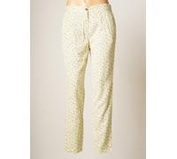 lcdn pantalons femme de couleur jaune 38