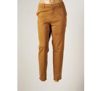 lcdn pantalons femme de couleur marron