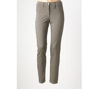lcdn pantalons femme de couleur marron
