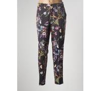 lcdn pantalons femme de couleur noir 38