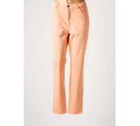 lcdn pantalons femme de couleur orange