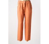 lcdn pantalons femme de couleur orange
