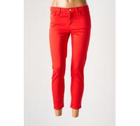 lcdn pantalons femme de couleur orange 36