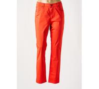 lcdn pantalons femme de couleur orange 40