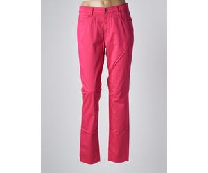 lcdn pantalons femme de couleur rose 40