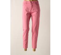 lcdn pantalons femme de couleur rose 42