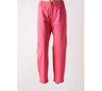 lcdn pantalons femme de couleur rose 52