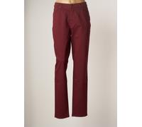 lcdn pantalons femme de couleur rouge