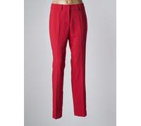 lcdn pantalons femme de couleur rouge