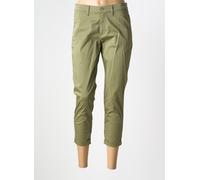 lcdn pantalons femme de couleur vert 38