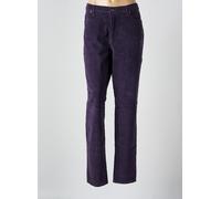 lcdn pantalons femme de couleur violet
