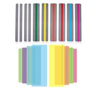 LCE VEGCOO 16 Pcs Bande de Lecture Guidée Dyslexie, Règle de Lecture de Surbrillance Colorée, Règle de Suivi pour Guider Etudiants à Lire Indépendamment