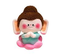 LCEDHZOC Peluche Bouddha, Animaux en Peluche Doux Mignon Cadeau for Enfants Décoration D'intérieur Zen(50CM/19.6IN)