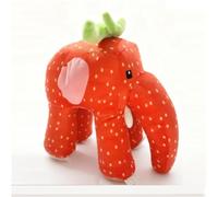 LCEDHZOC Peluche Éléphant Fraise « Volez Un Cerveau », 29CM Peluche Cadeau for Les Fans Enfants Décoration Intérieure