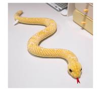 LCEDHZOC Peluche Serpent Imitation, Adorable Animal Doux Oreiller en Peluche Serpent Cadeau for Enfants Garçons Et Filles Décoration D'intérieur(Beige,50CM/19.6IN)