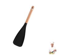 Lcefavor Spoon, Nonstick Cookware - Kitchen 3 in 1 Spatula Spoons 1/2 PCS Icefavor Spatula Spoons, Scooping Serving So Much Easier (Black,1PCS)