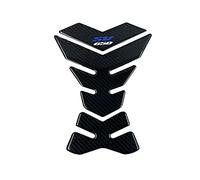 LCFZDQ Lot de 4 autocollants de protection pour réservoir Suzuki SV650S SV650X SV 650 S X en fibre de carbone