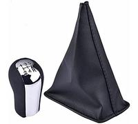 LCFZDQ MT Lot de 2 soufflet de levier de vitesse en cuir synthétique pour T-oyota Aygo 2005-2014 5 vitesses