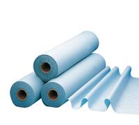 LCH - Draps d’Examen - Plastifiés - Résistants - Absorption Optimale - Pré-Découpés tous les 38 cm - Largeur 50 cm - Livraison par Rouleaux de 6