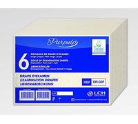 LCH - Draps d’Examen - Résistants - Absorption Optimale - Pré-Découpés tous les 38 cm - Largeur 70 cm - Livraison par Rouleaux de 6