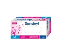 LCH Sensinyl Gants Examen en Vinyle Prépoudré Non Stérile Taille 7/8 M Boîte de 100 Pièces